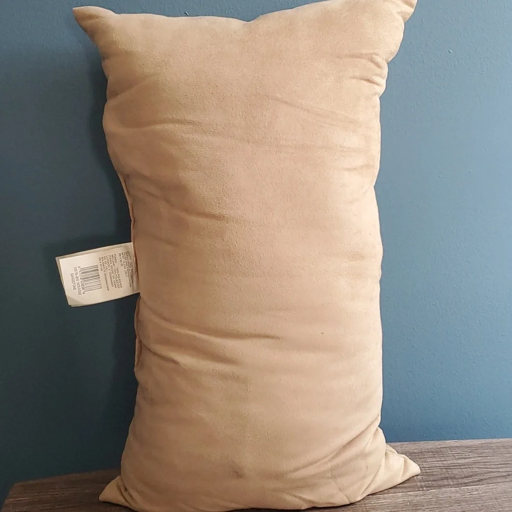 Faux Suede Throw Pillow - Picture 2 of 4